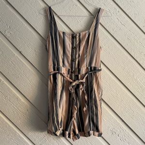 American Eagle Striped Romper